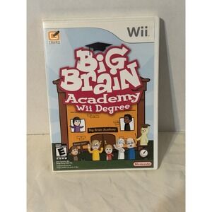 Big Brain Academy: Wii Degree (Nintendo Wii, 2007) - Complete w/ Manual - Tested